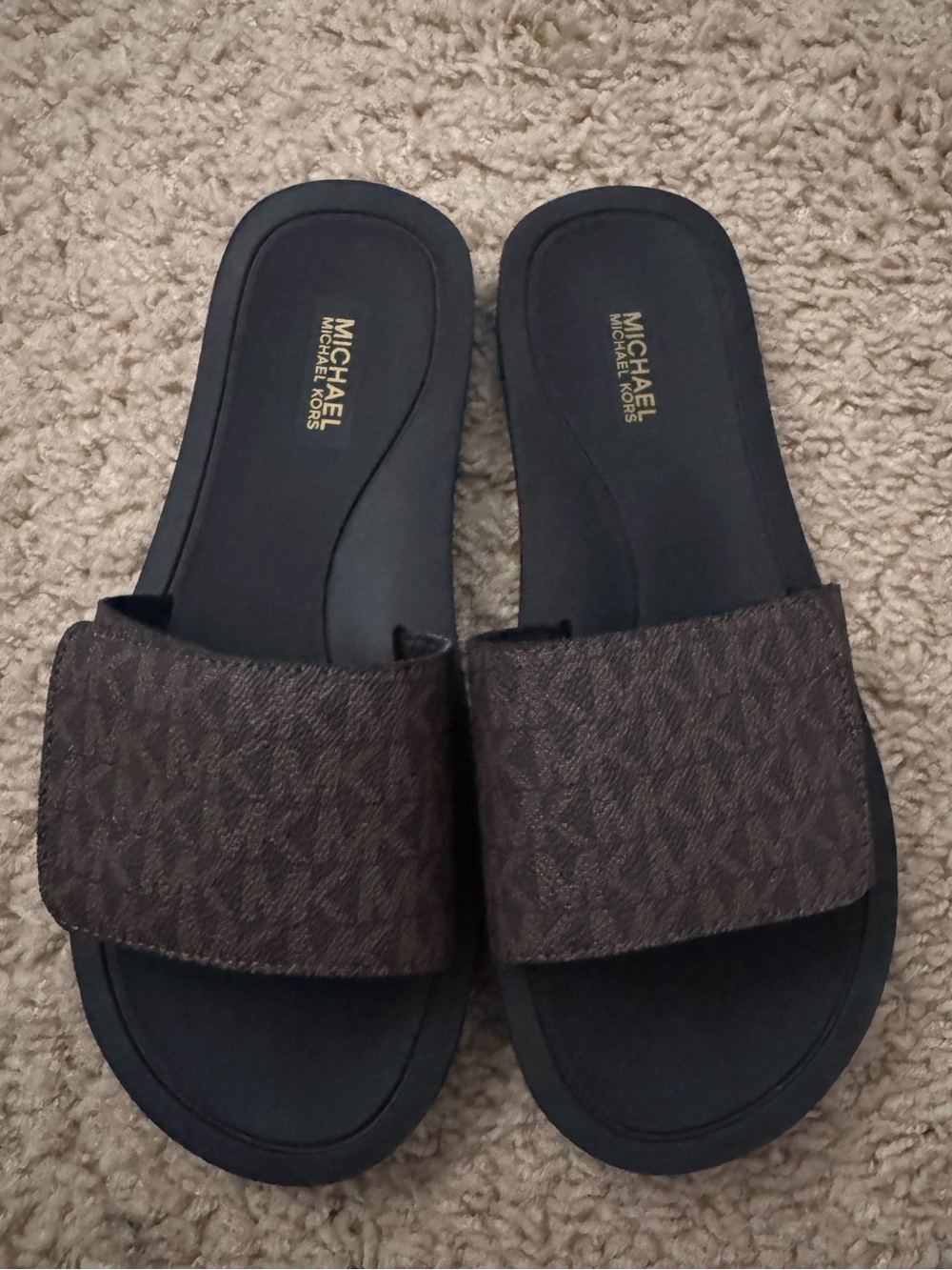 Michael Kors Brown Wade Slide